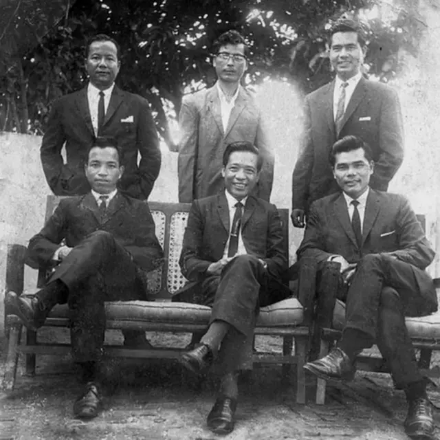 একাত্তরের এপ্রিলে পার্বত্য চট্টগ্রামে লালডেঙ্গা-সহ মিজো নেতাদের গ্রুপ ফটো