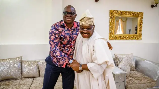 ajimobi pelu gomina ipinlẹ Ekiti tẹlẹ, Ayọdele Fayose
