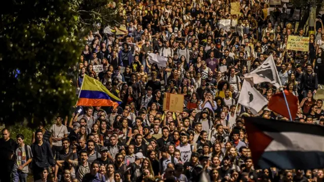 Protestas en Colombia