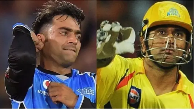 राशिद खान-महेंद्र सिंह धोनी