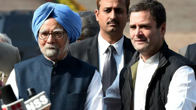 राहुल गांधी और मनमोहन सिंह