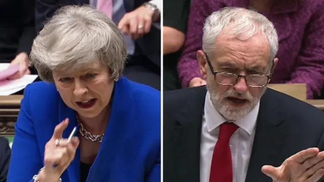 বিরোধীদলয়ি নেতা জেরেমি করবিন টেরিজা মে'র সরকারের বিরুদ্ধে অনাস্থা প্রস্তাবও এনেছেন