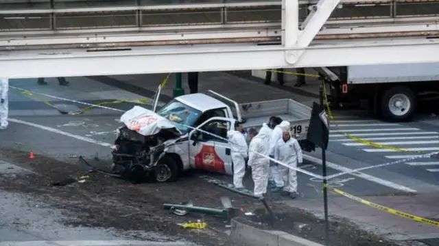 на месте нападения