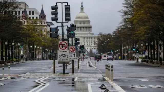 Deserted Washington DC