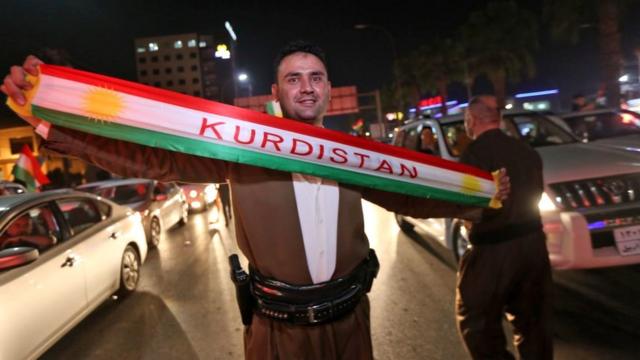 Сторонник независимости Курдистана