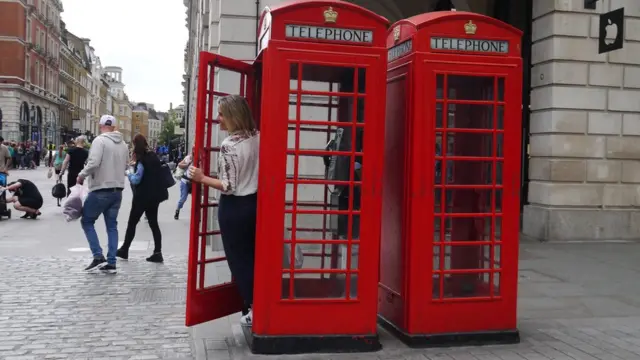 London phone booth