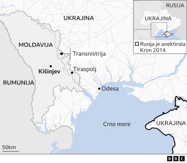 Moldavija, Transnitrija, Pridnestrovlje