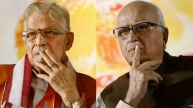 मुरली मनोहर जोशी आणि लालकृष्ण अडवाणी