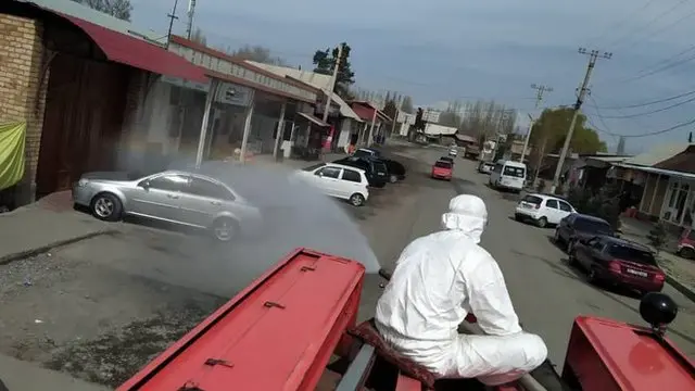 ӨКМ өлкө боюнча дезинфекция кылууда