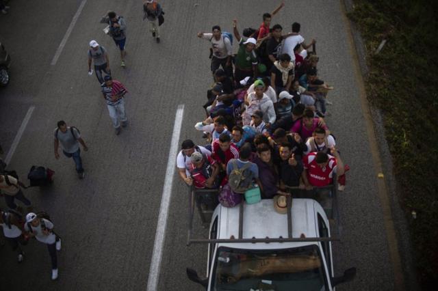 Caravana de migrantes Bartolo Fuentes el hombre al que Honduras