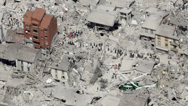 Землетрясение в Италии