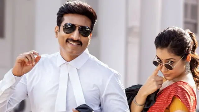 సినీ నటుడు గోపీ చంద్, రాశీఖన్నా