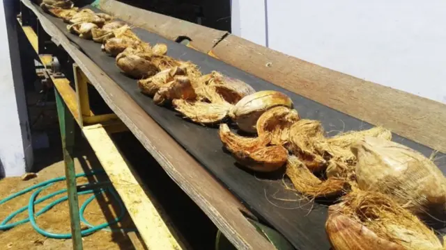 கொரோனா பாதிப்பால் பொள்ளாச்சியில் தென்னை நார் உற்பத்தி பாதிப்பு