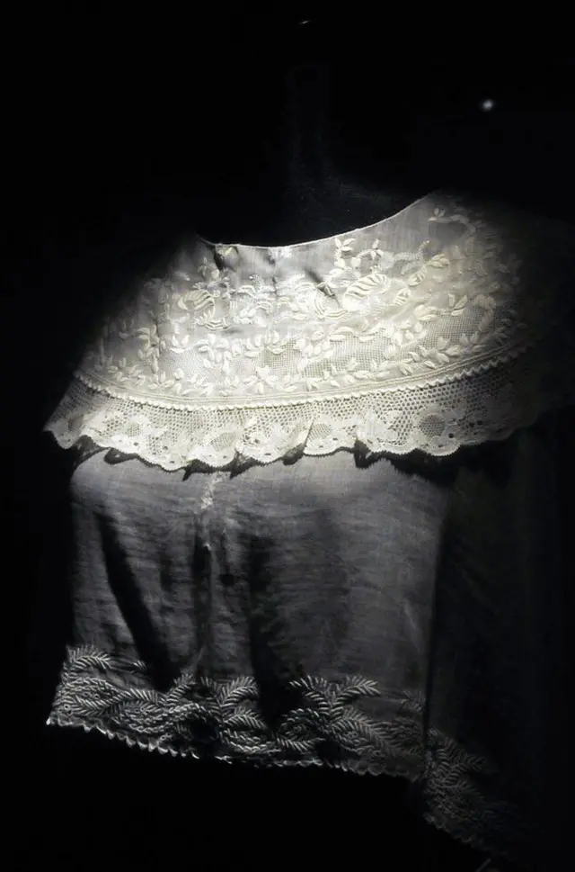 Exhibición de vestidos muselina en el Festival de Muselina en Dhaka en 2016.