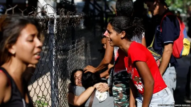 वेनेज़ुएला की जेल में आग