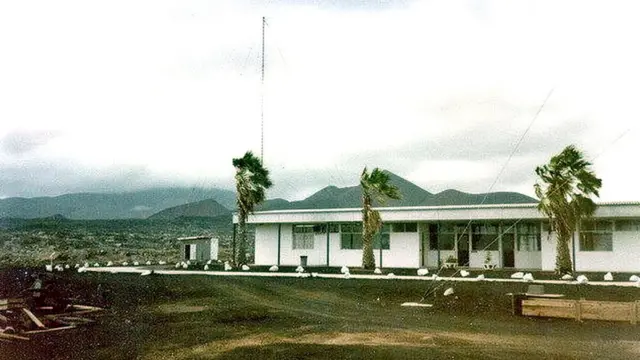 Transmisor de la BBC en la isla Ascensión,