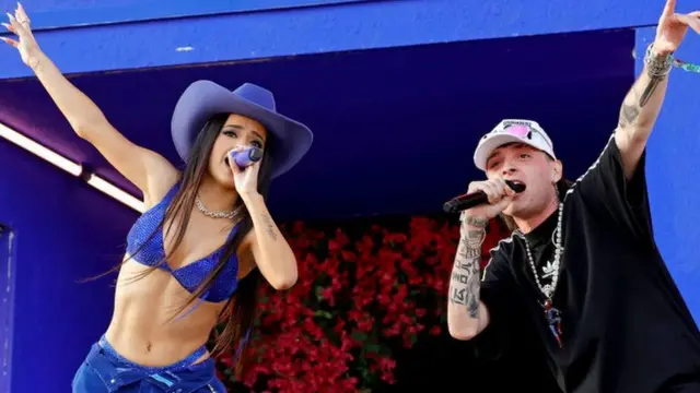Peso Pluma se presentó en Coachella con Becky G.