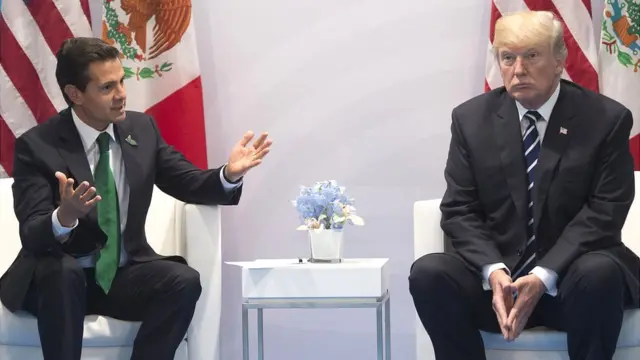 Enrique Peña Nieto con Trump.