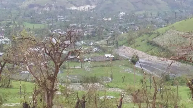 Cidade haitiana atingida por furacão Mathew