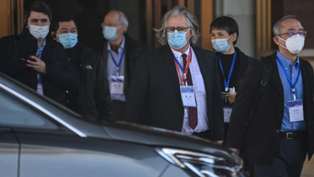 Специалисты ВОЗ в Ухане