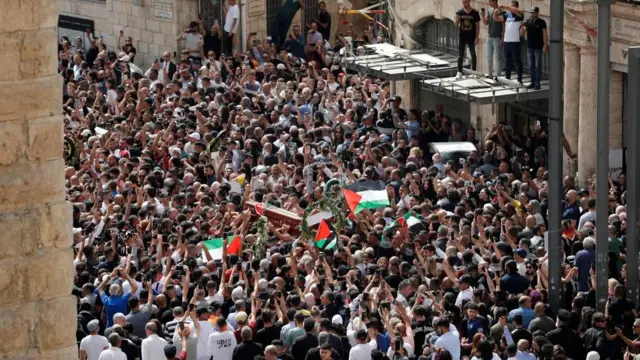 Pemakaman Shireen Abu Aqla