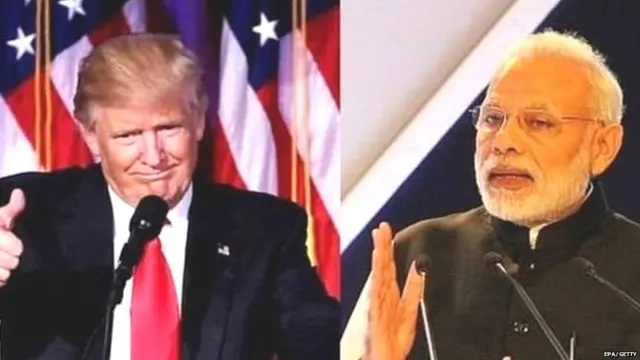 Donald Trump, Narendra Modi