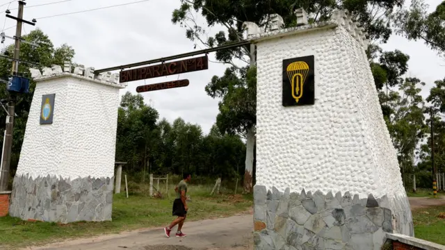 Batallón de Infantería 14 en Montevideo.