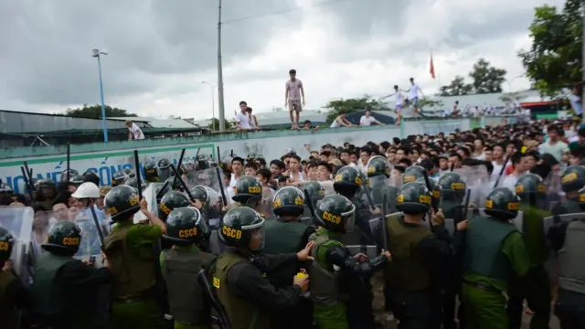 Trấn áp học viên cai nghiện bỏ trốn ở Đồng Nai, 07/11/2016