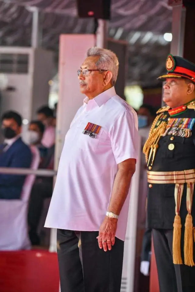 ජනාධිපති ගෝඨාභය රාජපක්ෂ 2022 ජාතික නිදහස් සමරු උළෙල