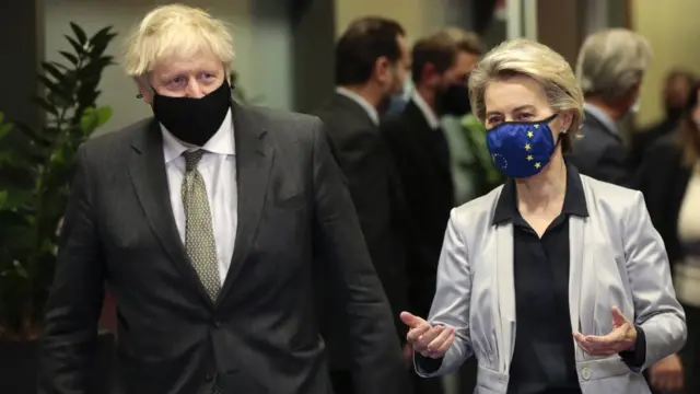 Борис Джонсон и Урсула фон дер Ляйен