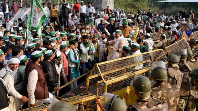 किसानों का प्रदर्शन