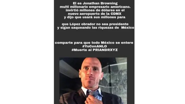 Una imagen viral con información falsa sobre Steve Wolfe