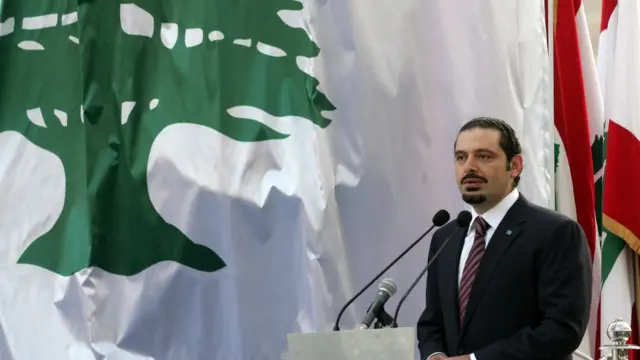 رئيس الوزراء اللبناني سعد الحريري