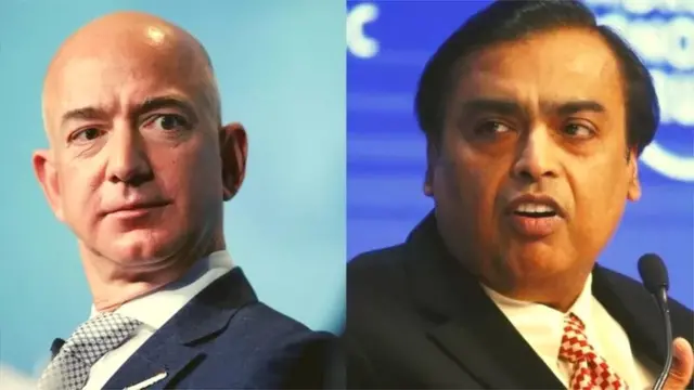 जेफ़ बेज़ोस और मुकेश अंबानी