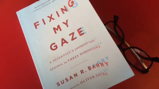"Reparando mi mirada: el viaje de una científica hacia la visión en tres dimensiones", es el libro de Susan Barry.