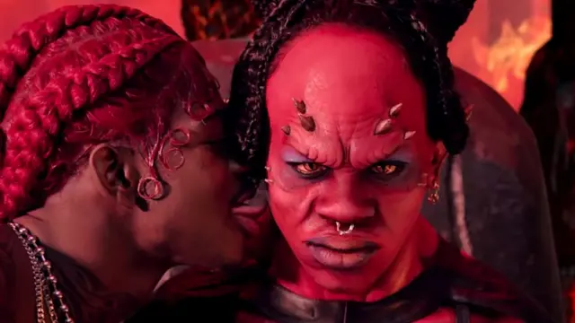 Lil Nas X dans la vidéo de Montero