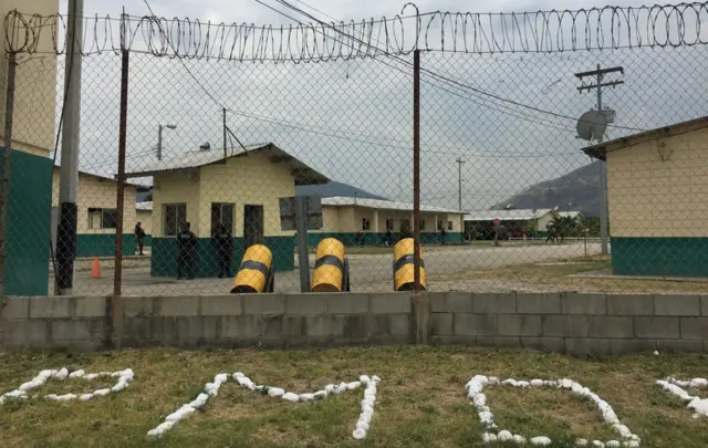 Instalaciones de la policía militar en Chamelecón.