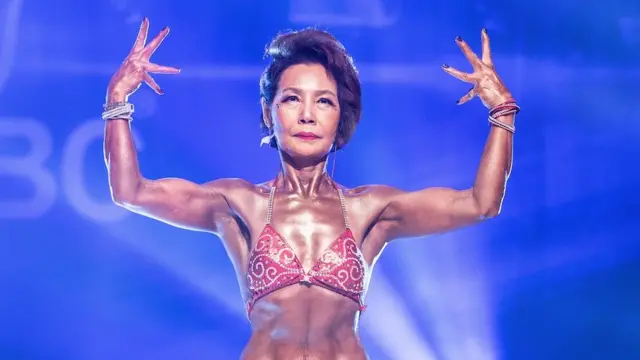 임종소 씨는 WBC 피트니스 오픈 월드 챔피언십 38세 이상 피규어 부분에서 2위를 차지했다