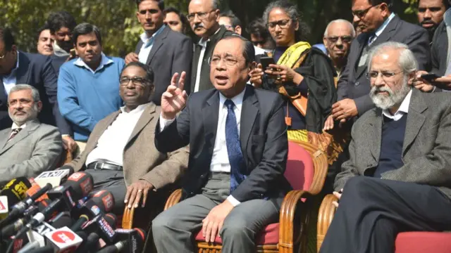 सुप्रीम कोर्ट के जजों की प्रेस कॉन्फ़्रेंस