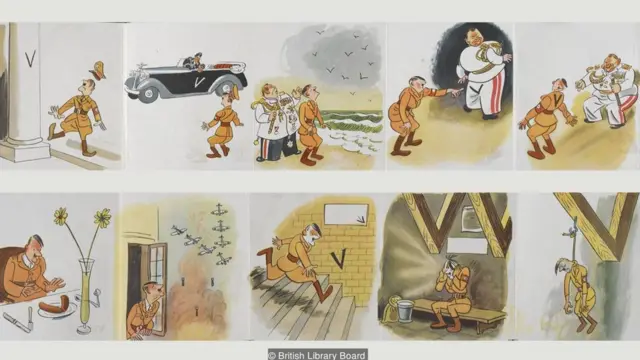 नाज़ी सेना के ख़िलाफ़ प्रोपेगैंडा सामग्री