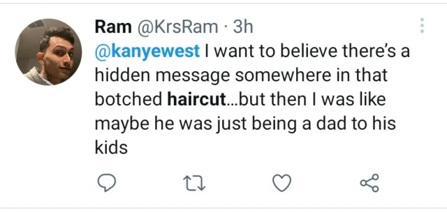 Kanye West New Haircut: Reactions as Kanye West reveal new haircut and change name