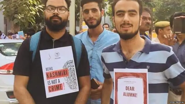 एएमयू के कश्मीरी छात्र