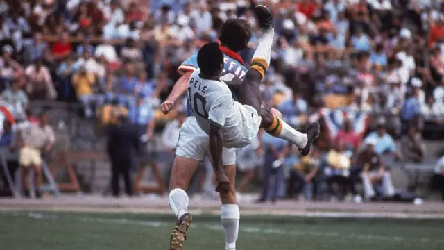 Pele in action for New York Cosmos