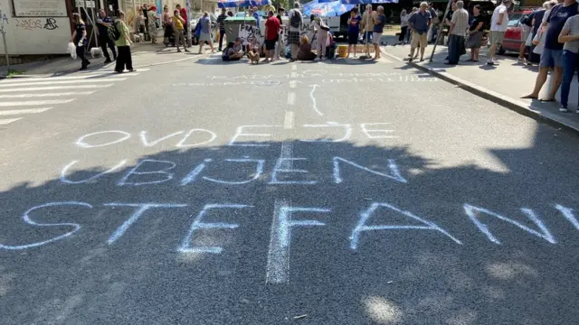 Mesto na kom se dogodila nesreća na Karaburmi