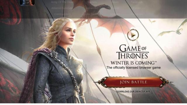 Imagen del juego "Game of Thrones: Winter Is Coming"