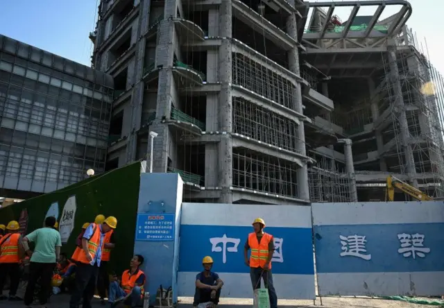 中國建築工地