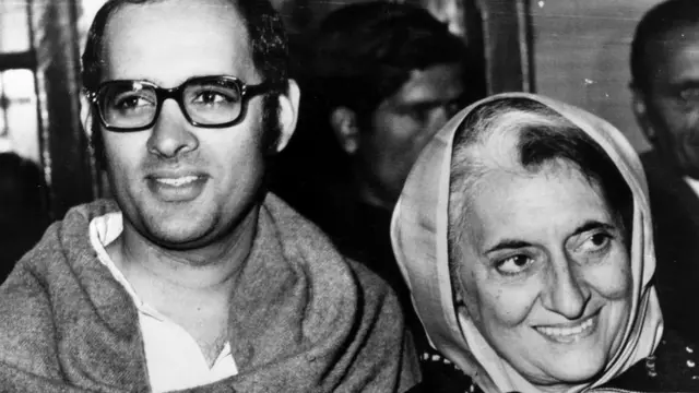 સંજય ગાંધી અને ઇંદિરા ગાંધી