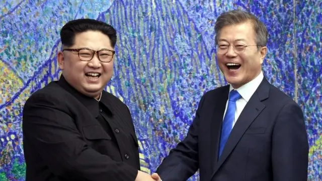 उत्तर कोरिया, दक्षिण कोरिया, कम जोंग उन, मून जे-इन