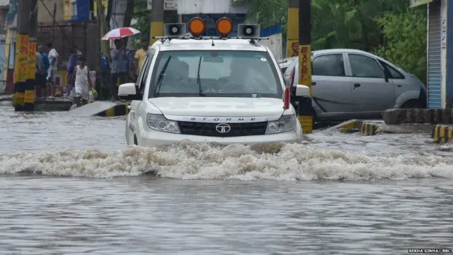 बाढ़ से प्रभावित हुए कई इलाके