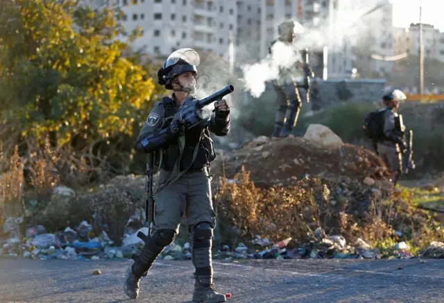 Столкновения с полицией произошли также в Рамалле